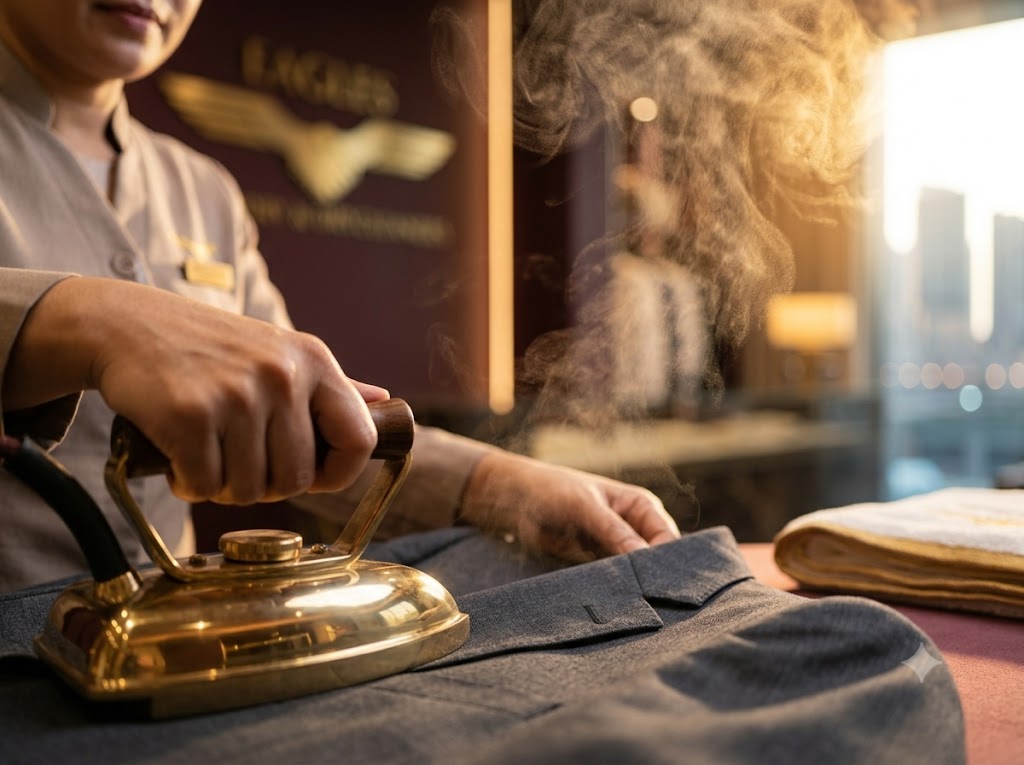 Professional apparel pressing and dry cleaning Dubai